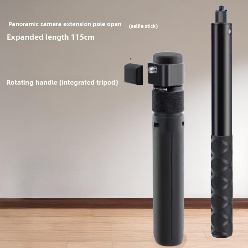 Time Rotating Handle Tripod Stand for Insta360 X5 X4 Air X3/ DJI Osmo 360 Panoramic Action Camera Accessories 2