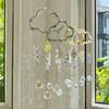 New Crystal Sun Catcher Cloud Window Wind Chime Hanging Rainbow Prism Pendant Jewelry Home Garden Decoration Festival Gifts