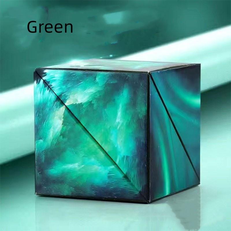 3D Геометрический Куб для Тренировки Мозга Детей Пластиковый Материал 6x6x6см 4 Цвета