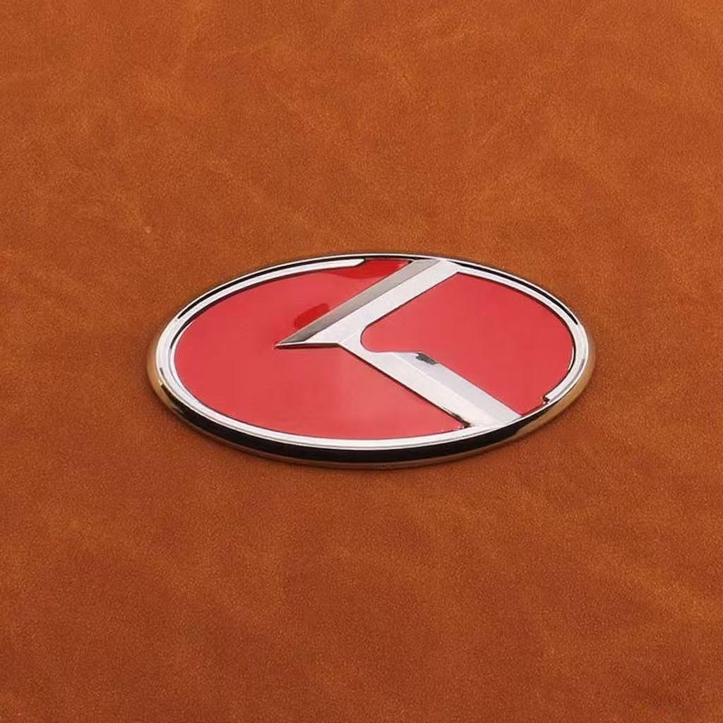 VTMI5 Car Front Grille Rear Logo Auto Emblem Sticker Accessories For Kia GT-Line Sportage Ceed Rio Picanto Sorento Soul Cerato Venga