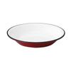 Taiwa Deep Melamine Dishwasher Crimson 780ml Single Made In Ideal for and Commercial Use Safe, Red, 23cm, Capacity, Plate, Enamel-Look, Nordic-Style