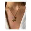 Zircon Stone Daisy Model Stainless Steel Necklace