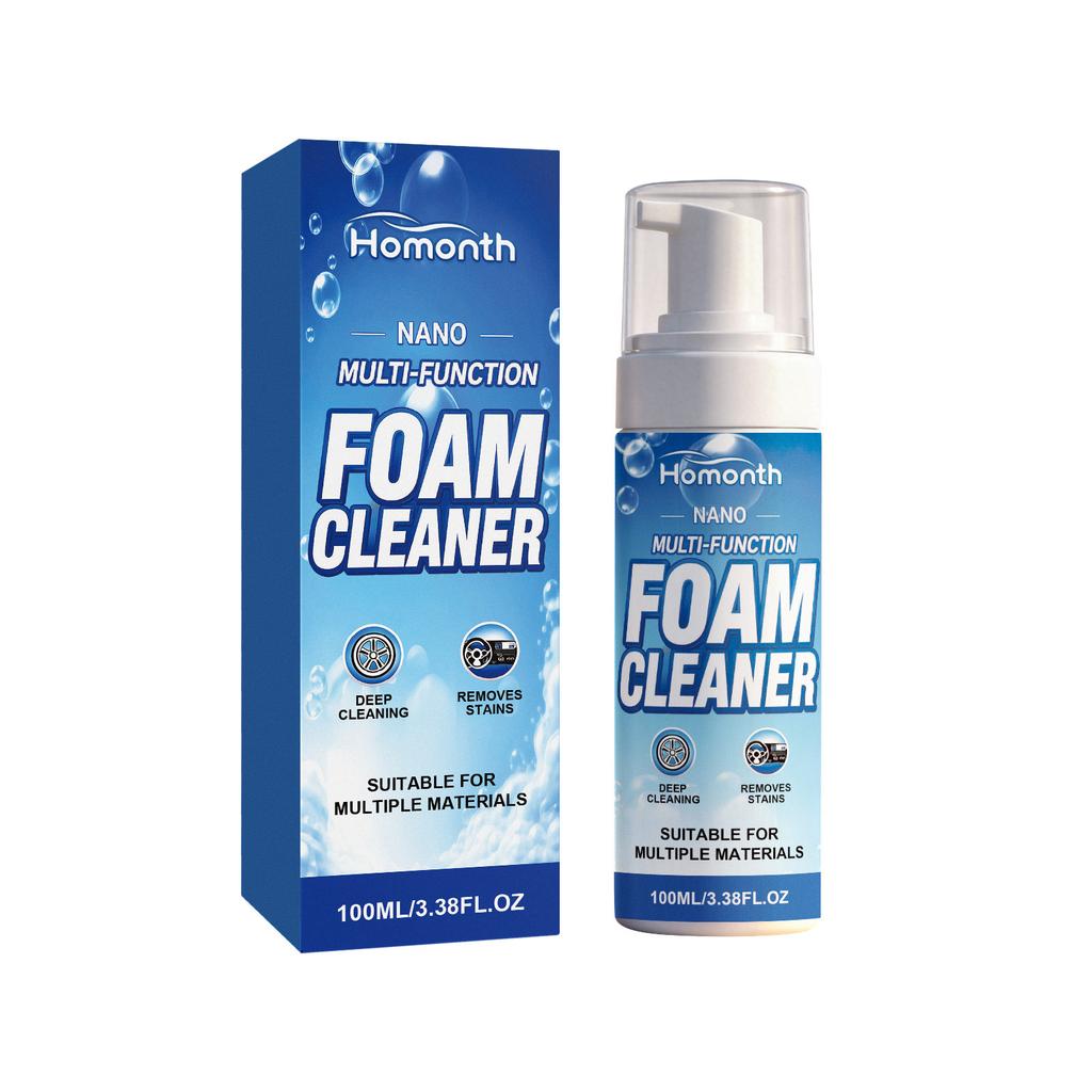 Multifunctional Foam Cleaner for Car Interior, Upholstery Seat Steering Wheel Stain Remover