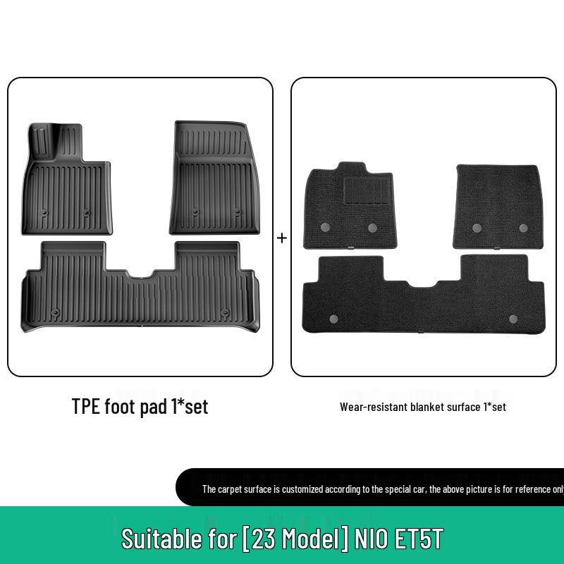 Полные коврики для пола из ТПЭ для NIO ET5/ET5T (22-25 Модели)