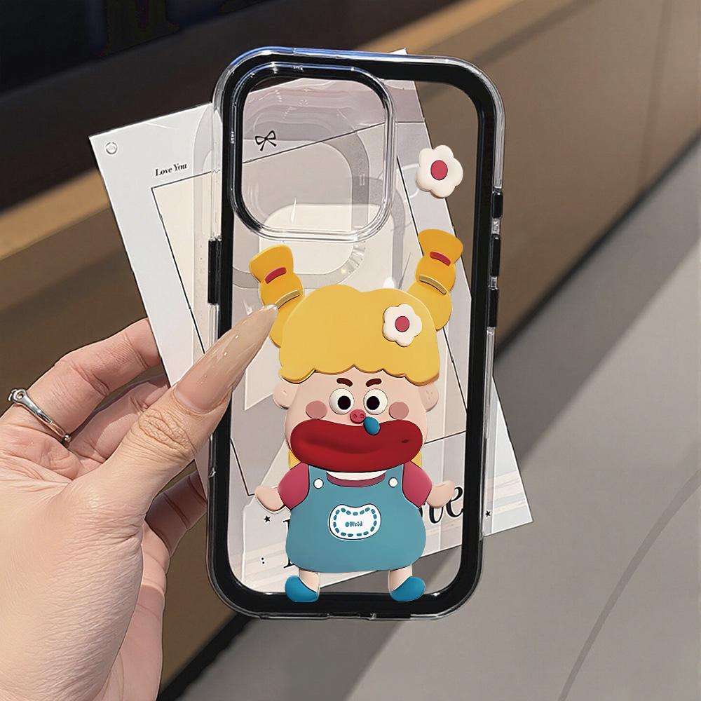 Расписной чехол для телефона для iPhone 17 11 12 13 14 15 16 iPhone 17 12 13 14 15 16 Pro 17 12 13 14 15 16 Pro Max Высококачественный расписной милый чехол для телефона с животными