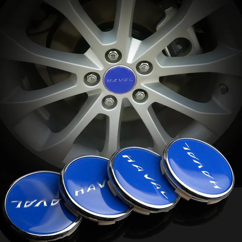 4 шт. Для Haval F7 F7X Jolion H6 2019 2020 2021 2022 4 шт. Автомобильные колпаки на ступицу Центральная крышка Декоративная накладка Значок Логотип Аксессуары