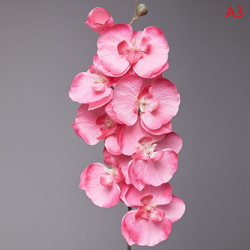 8-головая искусственная бабочка орхидея поддельный 3D фаленопсис имитация цветка настоящие сенсорные растения свадебное украшение для дома рождество