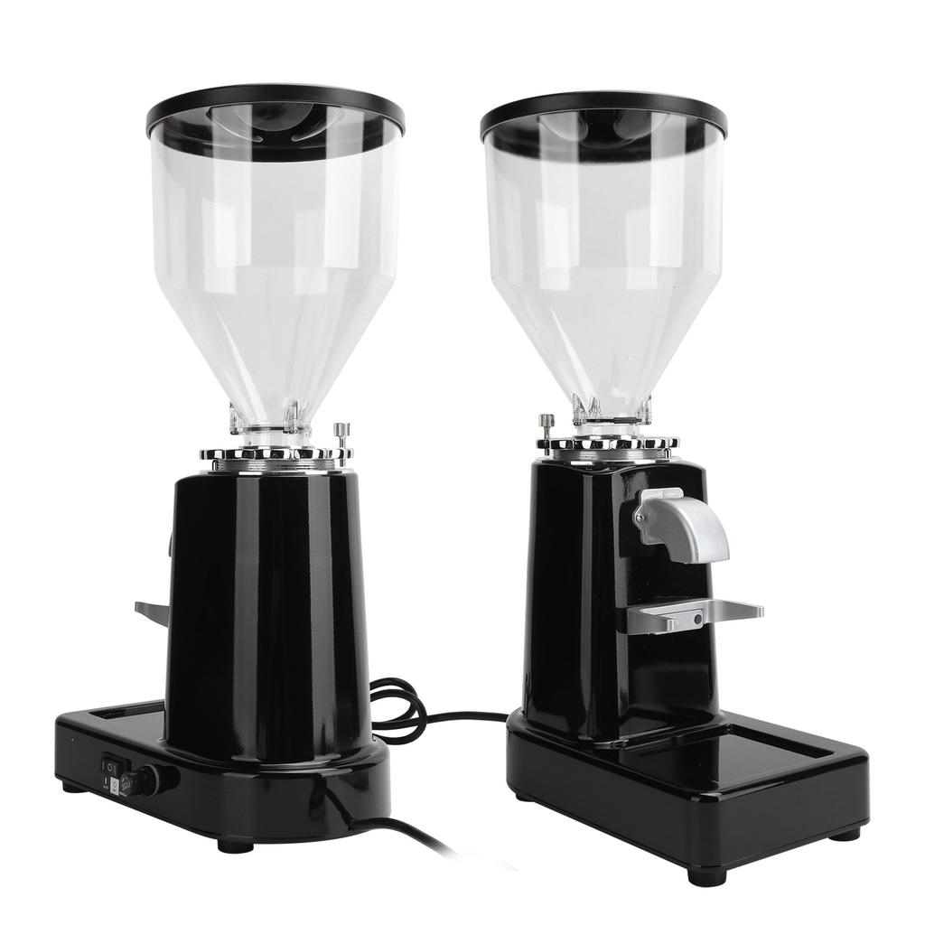 Электрическая кофемолка для кофейных зерен, шлифовальная машина для коммерческого домашнего использования, черная