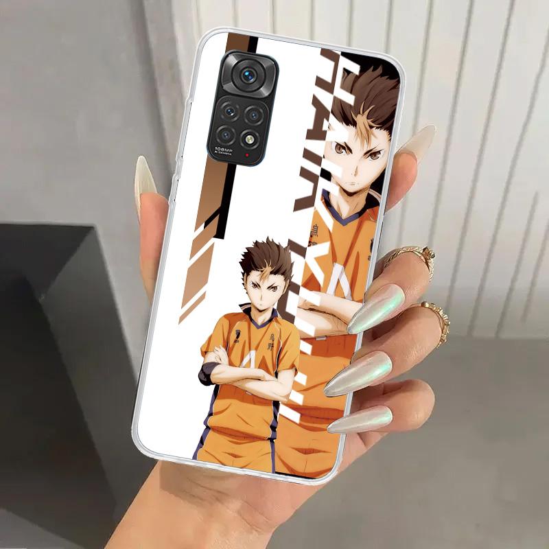 Чехол для телефона Haikyuu Oya School Volleyball для Xiaomi Redmi Note 15 14 14S 13 12S 12 Pro 11S 11 Plus 11T 11E 10S Мягкий Funda
