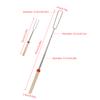Marshmallow Roasting Sticks-Smores Skewers for Fire Pit Kit-Hot Dog Camping Accessories Campfire Marshmellow Fork 12.2