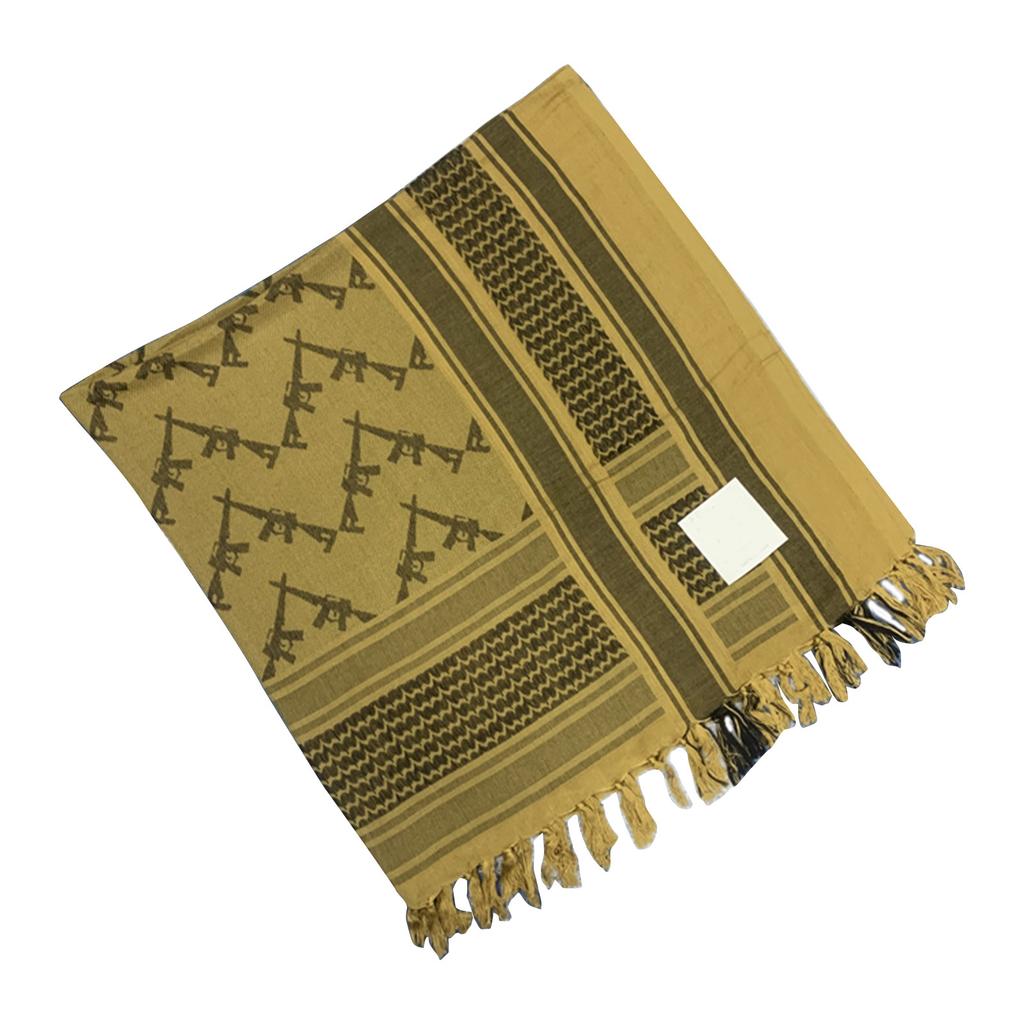 Stylish Shemagh Scarf Soft Jacquard Palestine Arab Shawl for Men Women Lightweight Arabian Dubai Headwrap Desert Scarf