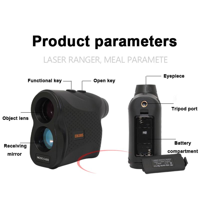 450 м HD лазерный дальномер для гольфа, охоты, дальномера, телескопа для измерения расстояния с высокоточной фиксацией флагштока