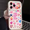 Heart Print Pattern Phone Case For iPhone Air 17 16e 16 15 Pro Max 16 14 Plus 13 12 11 Pro Max 7 8 Shockproof Soft TPU Silicone Cover