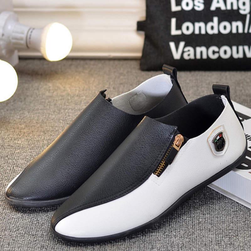 Peas Shoes Men's Tide Shoes A Pedal Lazy Leisure Men's Shoes