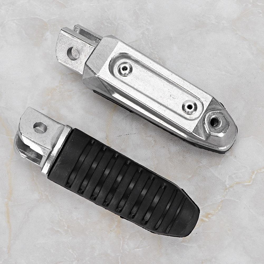 2pcs Aluminum Front Footrests Foot Pegs Black Fit for Suzuki DL650 V Strom 2004 2012