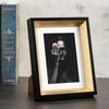 Retro Black Gold Photo Frame Display Platform 6-inch, 8-inch, 10 Inch Photo A4 Ornament Frame Wall Mounted High-end Art Frame