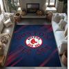 Boston Red Sox Crystal Velvet Carpet Soft Anti?Slip Floor Mat Comfortable Home Living Room Bedroom Decor Rug