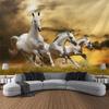 Running Horse Printing Tapestry Animal Wall Hanging Living Room Bedroom Wall Decoration Bohemian Hippie Aesthetic Decoration