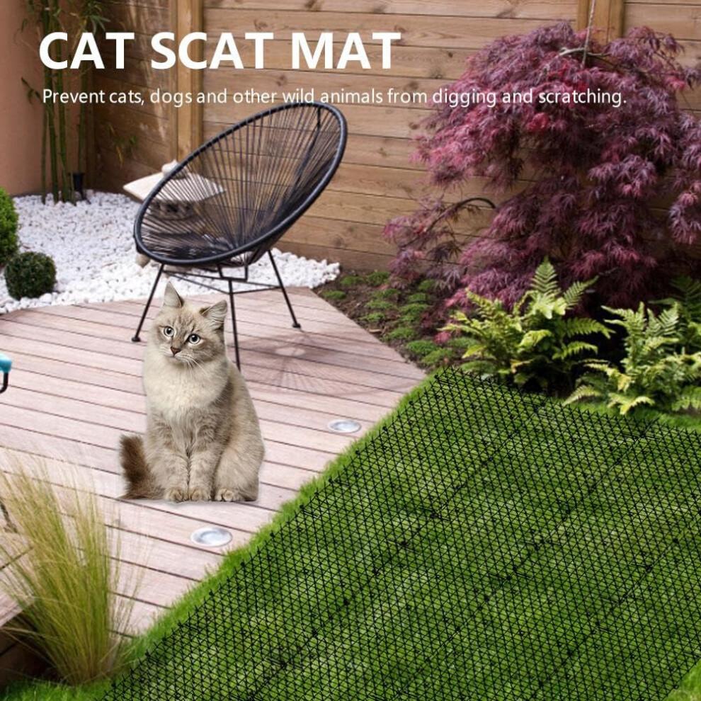 Tapis anti-excréments pour chats à picots résistants aux intempéries, idéal pour une utilisation intérieure et extérieure, protection de