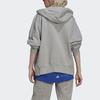 adidas Свитшот X Stella McCartney Женский Средний Размер Светло-серый HA8966