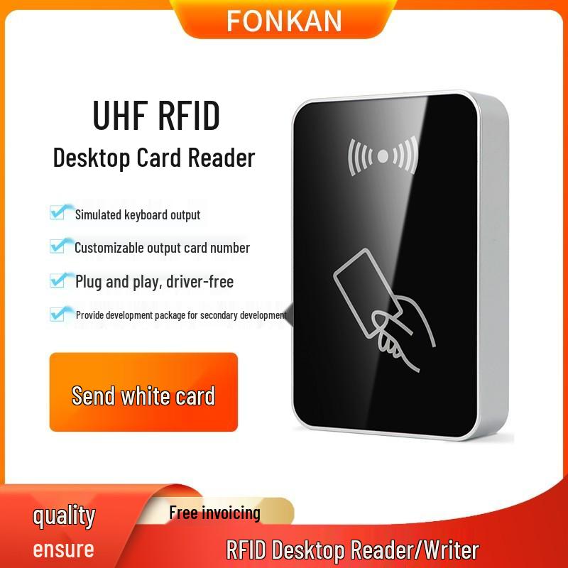 Устройство для записи и чтения UHF RFID-меток: Настольный диспенсер карт с USB и протоколом 6C