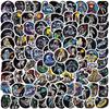 100 Space Astronaut Graffiti Stickers Decorate Guitar Laptop Suitcase DIY Waterproof