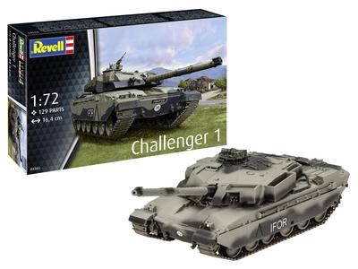 Немецкий Revell Британский Challenger 1 Пластиковая модель 03365 1/72 (танк)