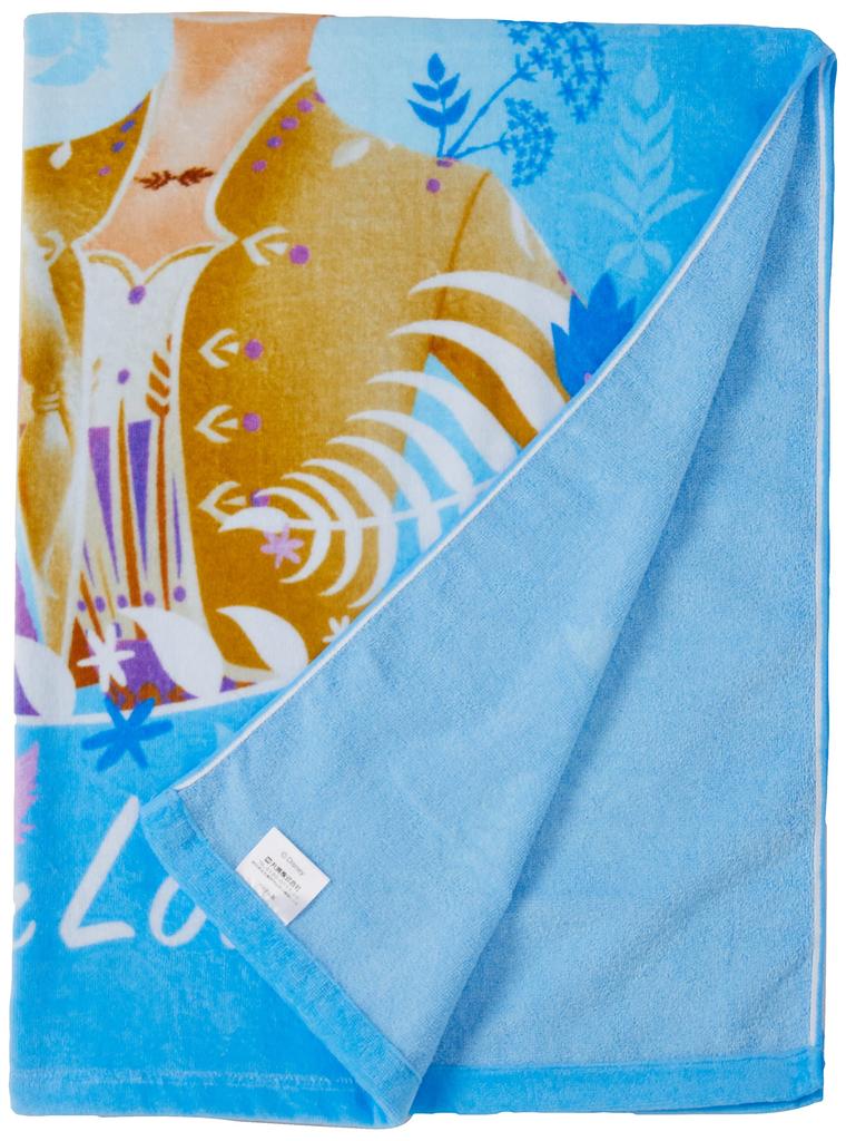 Marushin Полотенце-плед для сна Frozen 2125018400 Дети, Дисней, Холодное сердце, Персонажи, Синий, Милый, 100% хлопок, Девочки, Плед, Лето, Детская,