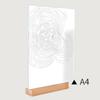 Highly Transparent Menu Sign Holder Slant/straight Groove Acrylic Table Number Holder  Restaurant