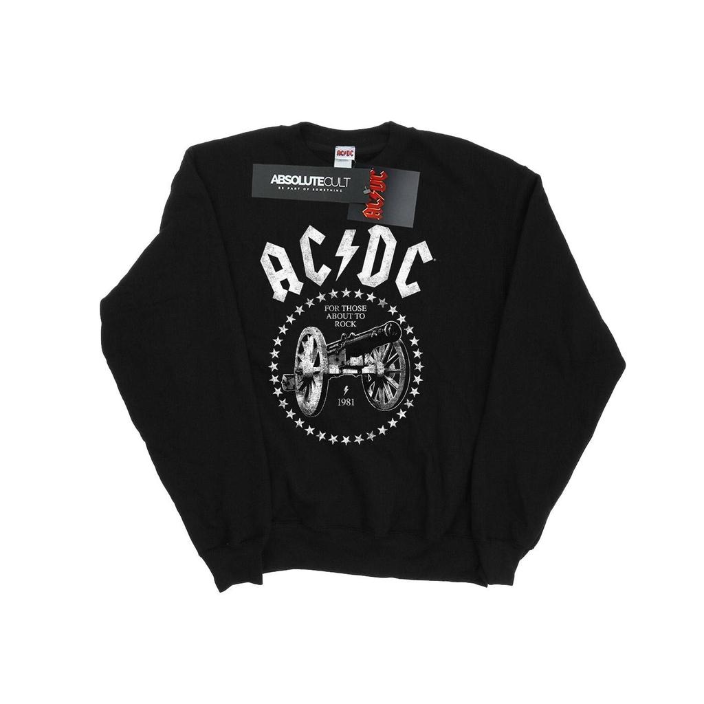 AC/DC Mens We Salute You Cannon Sweatshirt