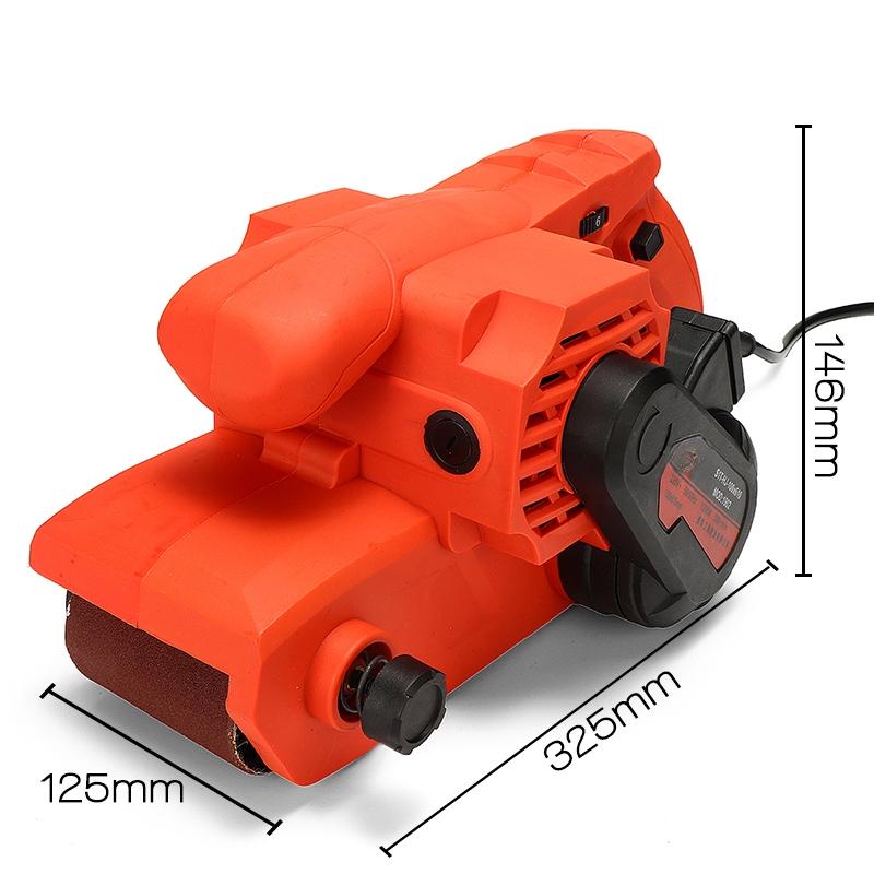 220V Портативная ленточная шлифмашина Многофункциональная шлифмашина Настольный шлифовальный станок Шлифовка