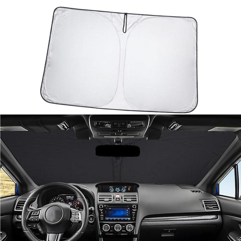 Car Front Windshield Sun Shade Double Circle Car Windscreen Summer Sunshade For Subaru WRX 2015 2016 2017 2018