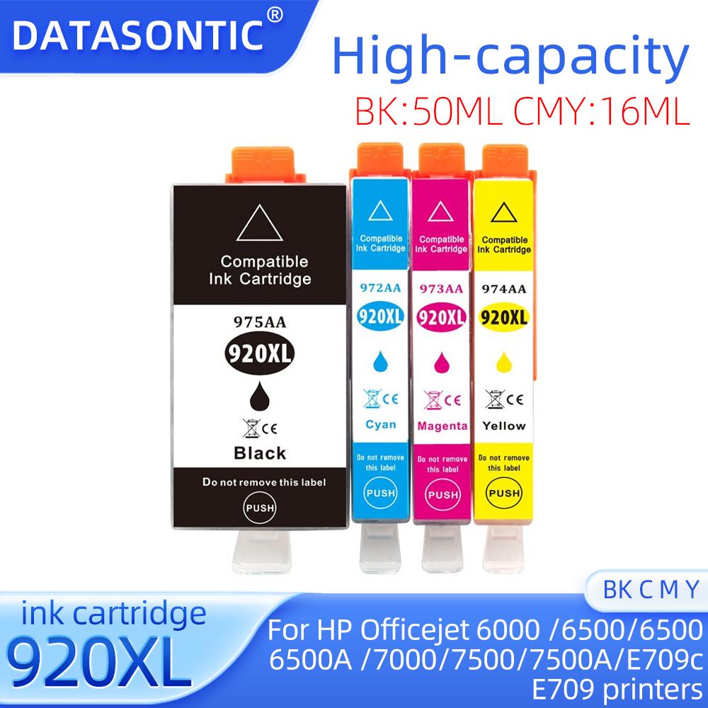 1 комплект совместимых картриджей 920xl 920 XL для HP Officejet 6500 6500A 6000 7000 7500 7500A E709c E709 картриджи для принтеров