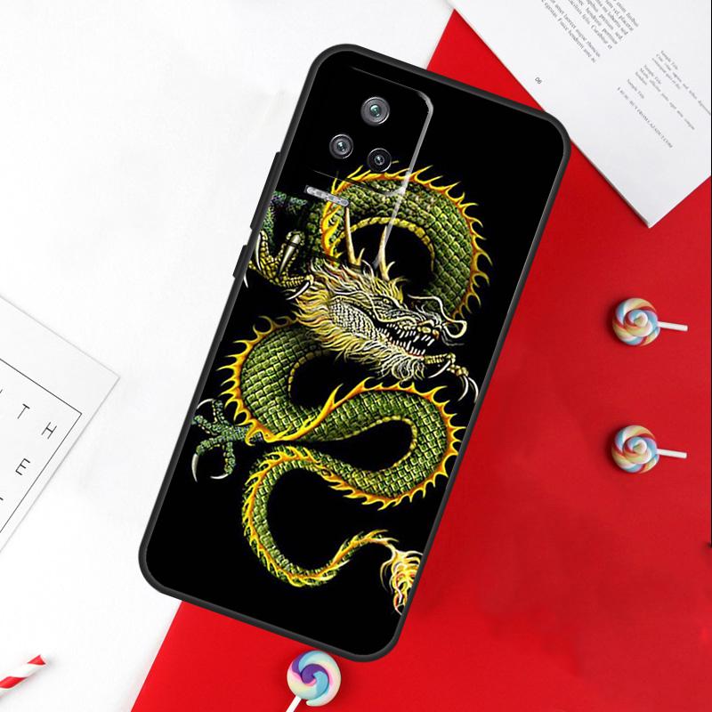 Чехол с китайским драконом для Xiaomi 14T 11T 12T 13T Pro 13 14 15 Ultra POCO X7 Pro X3 X5 X6 F5 F6 M6 Pro