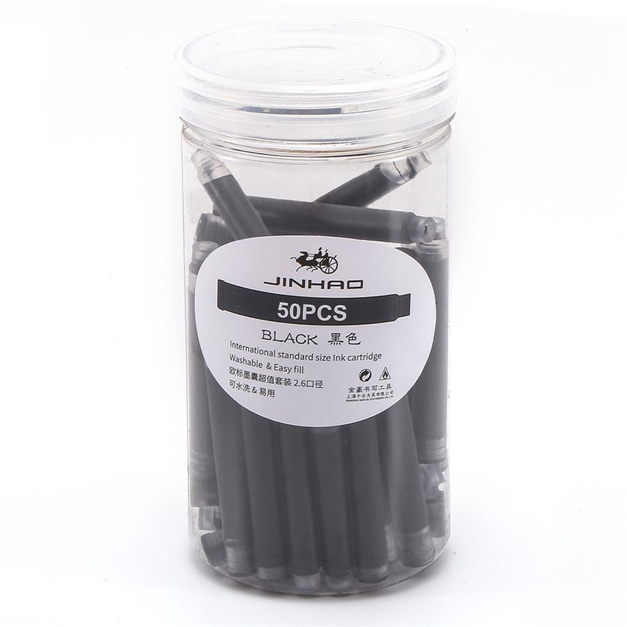 50pcs набор чернил для картриджа Jinhao для пополнения школы A6612