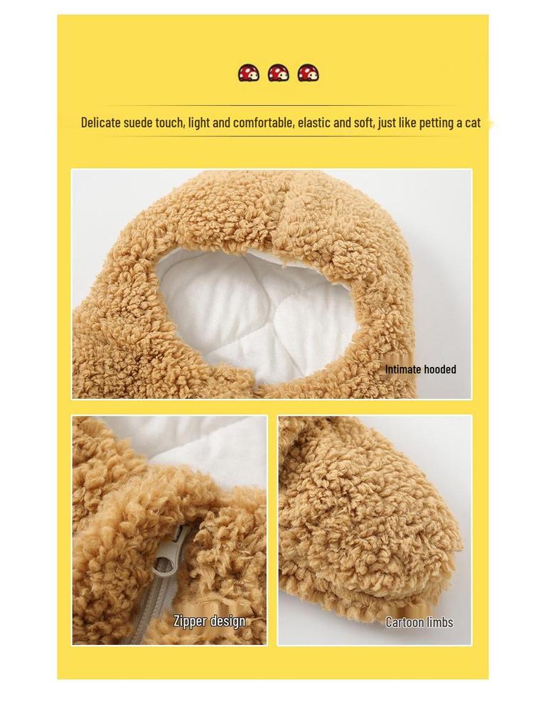 Уютное зимнее пеленальное одеяло для новорожденных - Анти-вздрагивание, Толстое и теплое