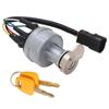Starter Ignition Switch with Protective Cover 2 Keys for Sany SY210 SY235 SY225 Excavator