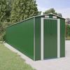VidaXL Garden Shed Green 192x938x223 Cm Galvanized Steel 3147436