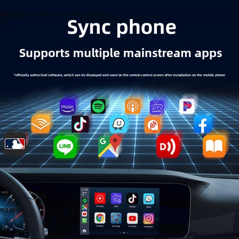 Wireless CarPlay Adapter Box Convert Wired To Wireless for Android Auto Car Stereo Connectivity