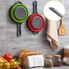 Collapsible Design Silicone Colander With Handle Kitchen Colander  For Draining Fruit