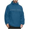 Men Waterproof Windbreaker, Lightweight Hooded Raincoat For Daily Casual