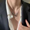 Винтажный стиль Сердце Корона Крылья Ожерелье Кулон Цепочка Ювелирный Аксессуар для Повседневной Носки и Особых Случаев
