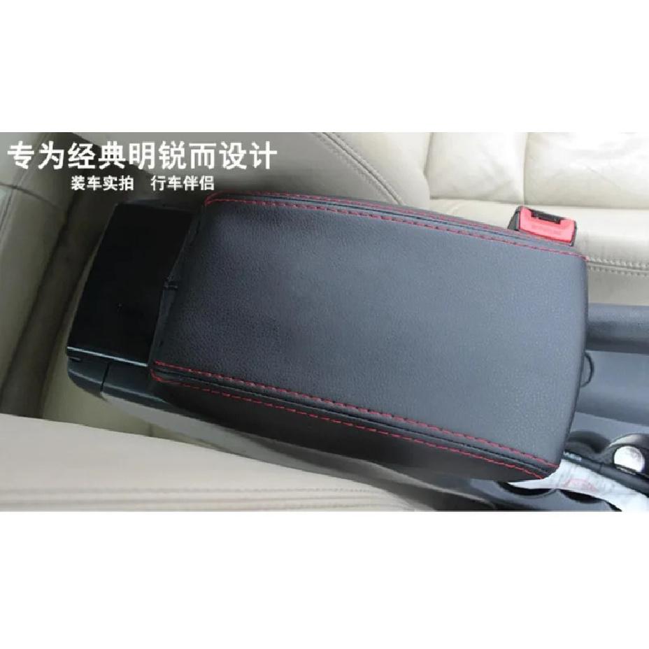 Чехол из микрофибры и кожи на центральный подлокотник I Для Skoda Octavia A5 2007 2008 2009 2010 2011 2012 2013 2014 Салон автомобиля