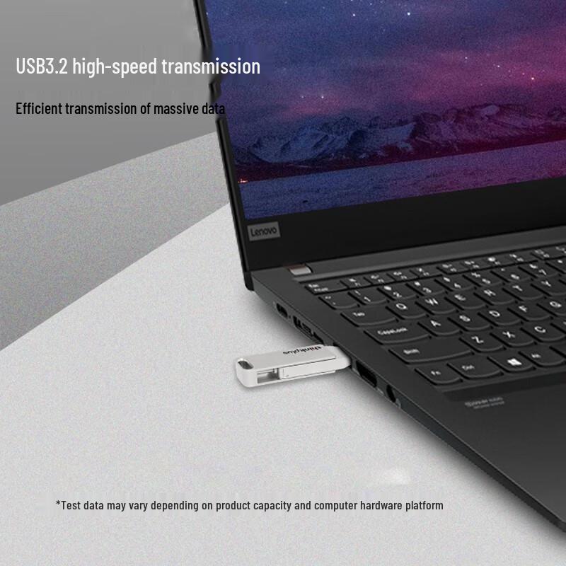 Мобильный SSD-накопитель Lenovo ThinkPlus MU90 с двумя портами USB