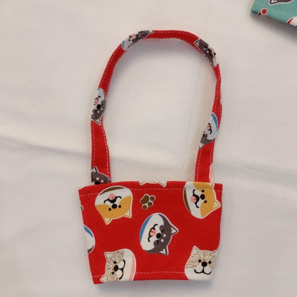 Handheld Water Bottle Carry Bag Cartoon Printing Cup Sleeve Portable Water Cup Pouch  Children