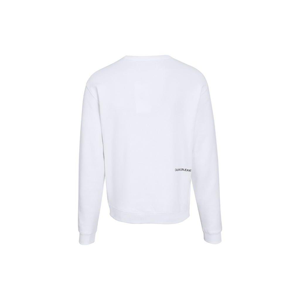Calvin Klein Свитшот с логотипом Crewneck Мужские толстовки Белые J30J318181-YAF
