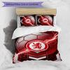 Middlesbrough Football Printed 3 Pieces Bedding Set, Comfortable Skin Friendly Bedroom Duvet Cover Set