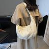 Popular winter new women's large-capacity dumpling bag light crossbody shoulder underarm bag simple classic crossbody bag