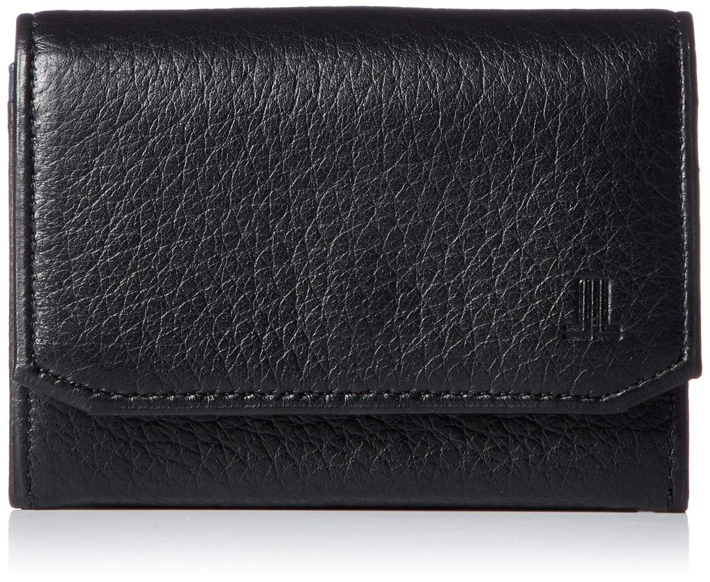 Кошелек для монет из оленьей кожи Lanvin Collection, мужской кошелек, сделано в Японии из отборной оленьей кожи, двухслойное отделение для монет, черный