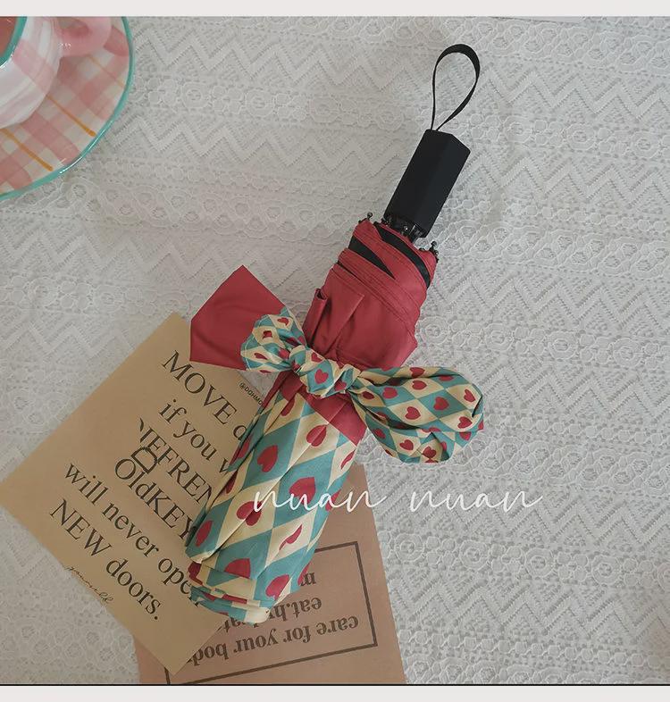 Премиальный автоматический ретро-зонт от солнца и дождя - высококачественная защита от ультрафиолета для женщин